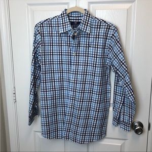Vineyard Vines Boy’s checkered Whale Shirt. Sz L (16-18)